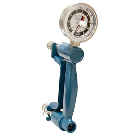Hand Dynamometer 200lb Reverse Gauge Exercise/Feedback