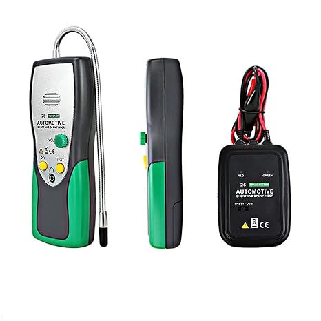 Automotive Short and Open Finder Circuit Tester, Car Circuit Breaker Finder DC 6-24V Wire Tracer Electrical Adjustable Short Detector Diagnostic Test Tool with Power Probe for Vehicle Repair