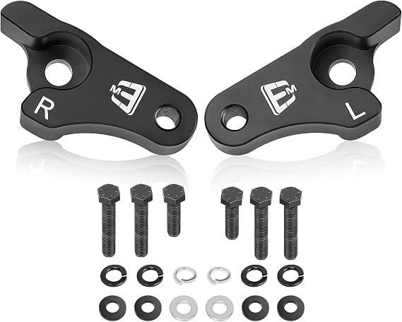2 Inch Lowering Links Blocks Kit Motorcycle Rear Slam Lowering Block Drop Kit for 2002-2026 Harley Touring Road King Street/Electra Glide Ultra Limited