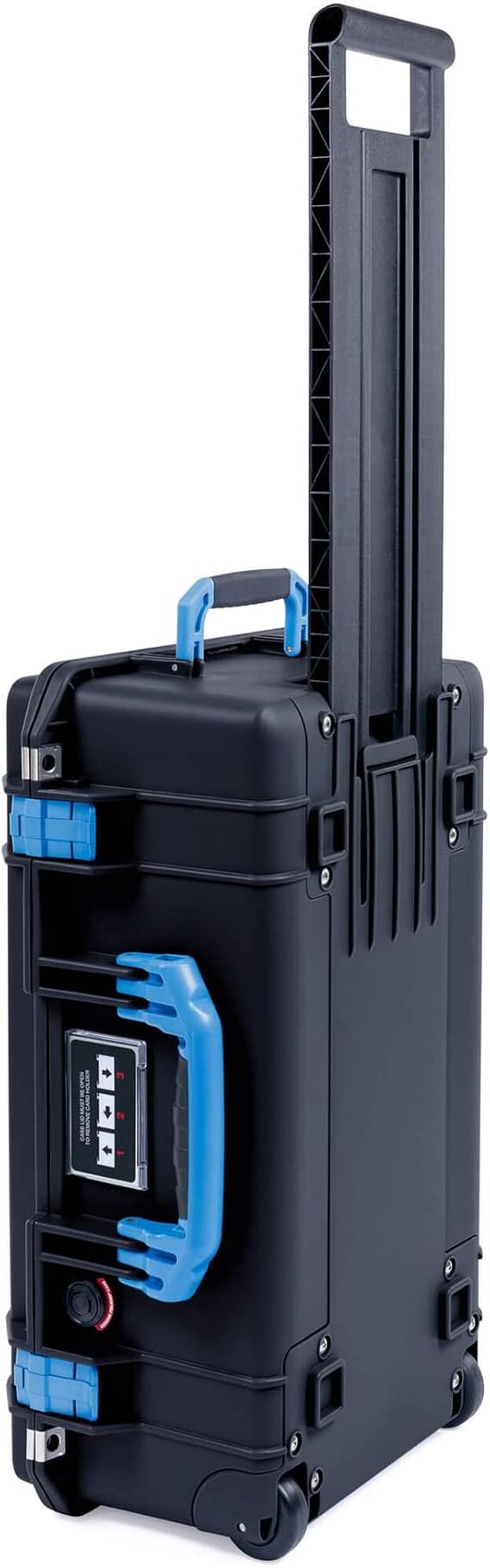Pelican Color Case Black & Blue Pelican 1535 Air case  Empty. Carry-on Size.