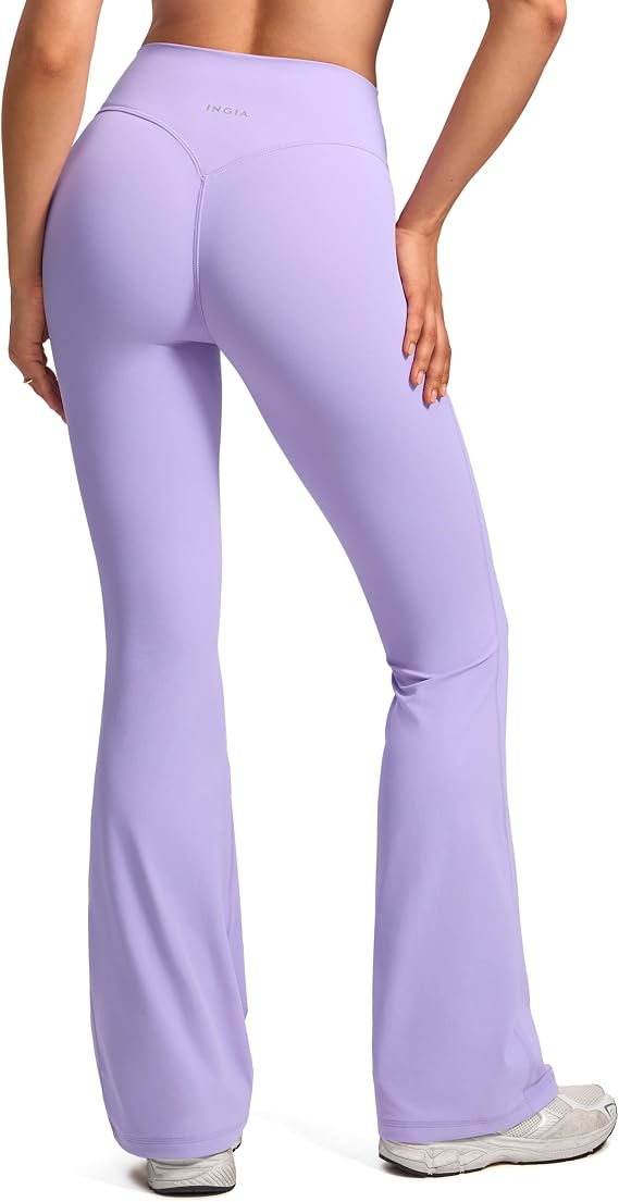 INGIA No Front Seam Scrunch Butt Flare Leggings 31''