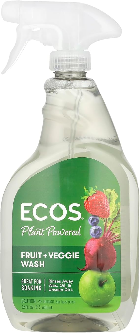 Earth Friendly Products Fruit & Vegetable Wash, 22 fl oz
