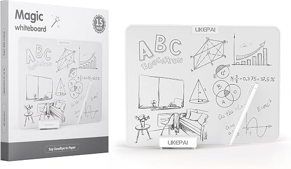 15 Inch Magic Whiteboard,No-Consumable Erasable Board