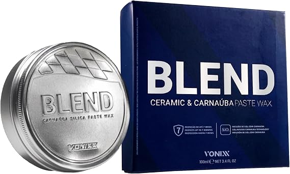 Vonixx Blend Ceramic & Carnauba Paste Wax 3.4 oz (100 mL) - Up to 7 months of durability