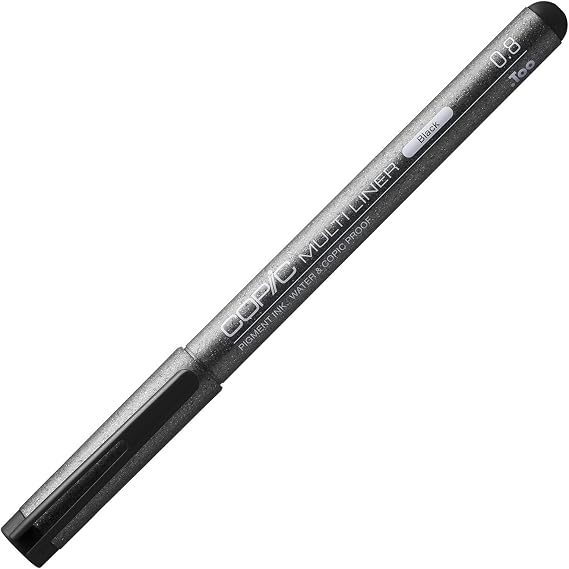 Copic Markers Multiliner 0.8 Black Pigment Based Ink