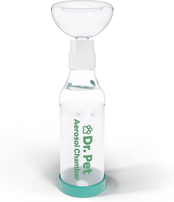 Cat Aerosol Chamber (3 Masks) - Feline Inhaler Spacer for Cats Include 3 Masks to fit All Cats (Premium Quality)