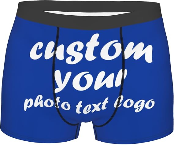 Custom Boxer Briefs Customized Underwear For Men Add Your Design Here Personalized Face Briefs Underwear For Men