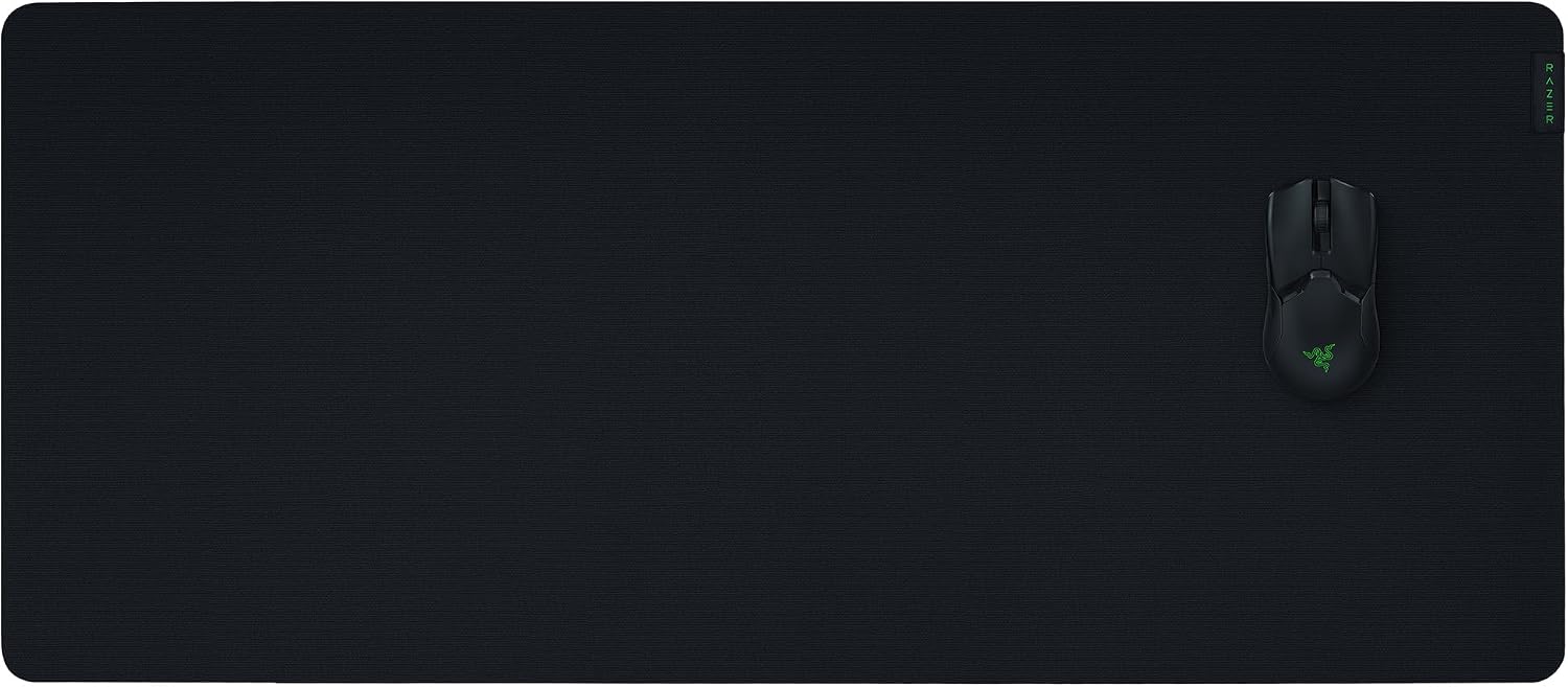 Razer Gigantus V2 XXL - Soft XXL Gaming Mouse Mat for Speed and Control Slip Rubber, Textured Micro Woven Fabric, 94 x 41 x 0.4cm Black