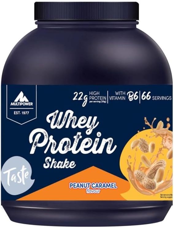 MULTIPOWER Whey Protein Shake - Peanut Caramel - 2000 gr.