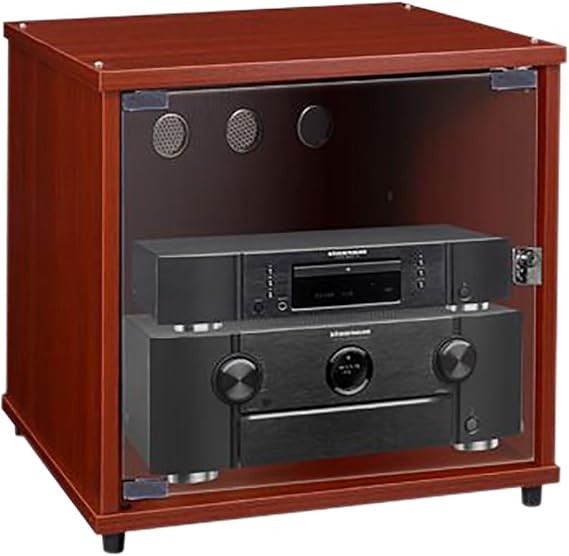 Media Cabinet,Media Shelf,Stereo Cabinet,Record Player Stand,Audio Rack Tower Perfect,Wooden Record Player Stand,for Record Player Wooden Stereo Cabinet Audio Rack Tower.(50x55x46cm)