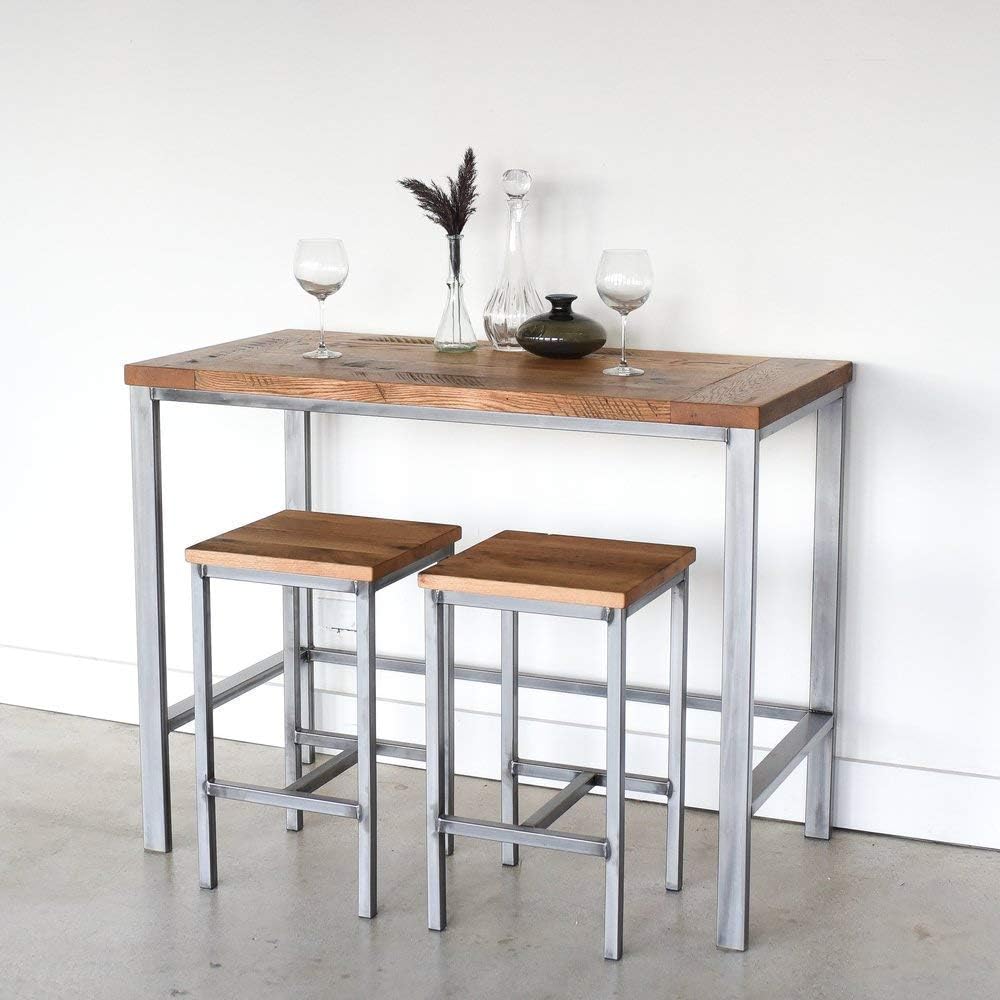 Counter Height Reclaimed Wood Kitchen Table