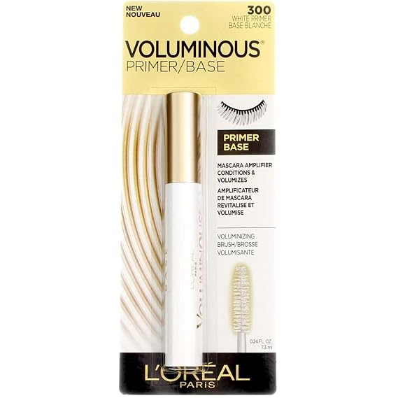 L'Oreal Paris Voluminous Primer Mascara, White Primer, 0.24 fl. oz.
