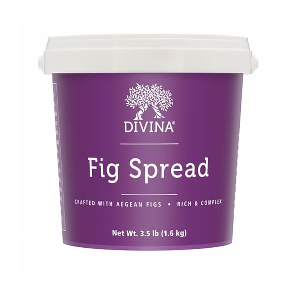 DIVINA Fig Spread Jam, Bulk 3.5 lbs. Bucket