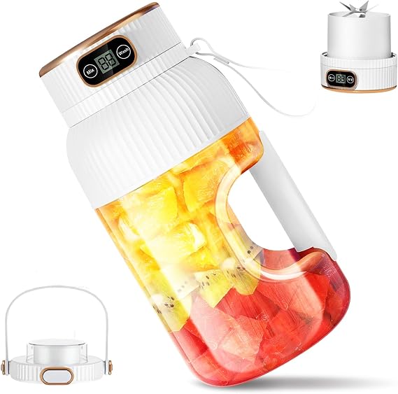 Standmixer Mixer Smoothie Maker mit 12 L Mixbehälter Standmixer Hochleistungsmixer mit 10 Klingen Smoothie Mixer Blender mit Impuls/Ice-Crush Funktion BPA frei (beige)