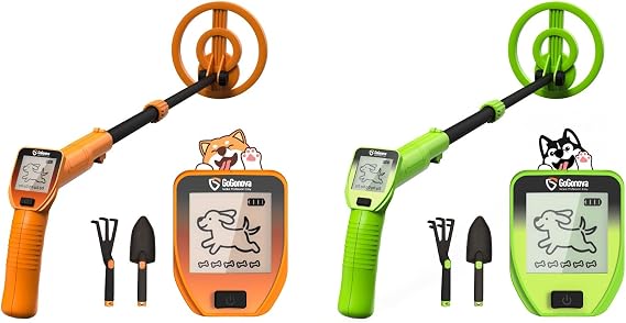 2Pcs New Metal Detectors Kit, Green+Orange