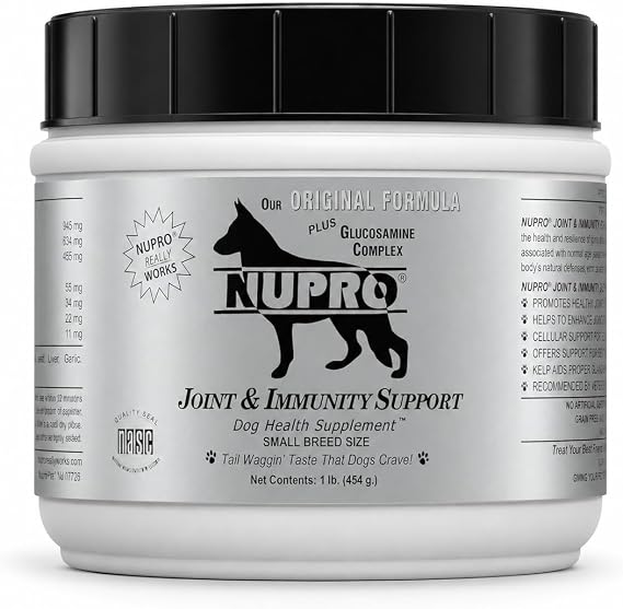 Nupro Joint & Immunity Support, 5 Pounds (1 Pound) | Supports joint health, Promotes flexibility, Supports immunity, Helps active and senior dogs, No wheat, corn or fillers.
