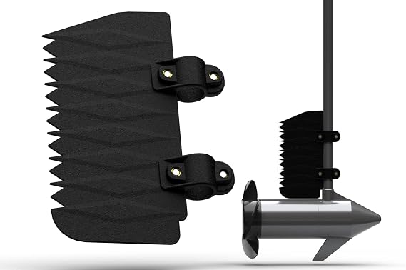 NyVoozy Rudder Clamp for 24 to 55 Trolling Motors, Kayak Rudder Kit for Kayak, Canoe, Angling Boat, Canoe, Jon Boat