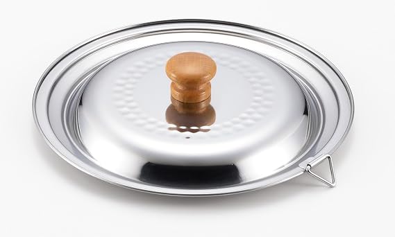 Yoshikawa 89498-2 Yukihira Pot Lid, Large, Silver