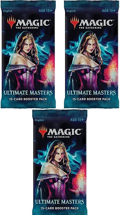 3 (Three) Booster Packs of Magic: The Gathering: Ultimate Masters (3 Pack - UMA Booster Draft Lot)