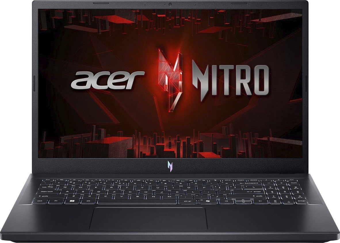 acer Nitro V 15.6 144Hz FHD IPS Gaming Laptop | Intel i7-13620H 10-Core | NVIDIA GeForce RTX 4060 8GB | Backlit Keyboard | Thunderbolt 4 | WiFi 6 | 32GB DDR5 1TB SSD | Win11 Home