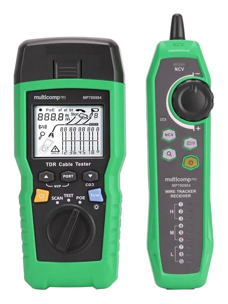 TDR Cable Tester, Time Domain Reflectometer, Handheld Kit