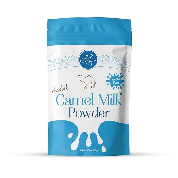 Aadvik Camel Milk Powder | The Only Freeze-Dried Camel Milk in the USA | A2, No Beta-Lactoglobulin | Ethically Desert-Sourced | Non-GMO, Gluten-Free, Single Ingredient 17.62oz