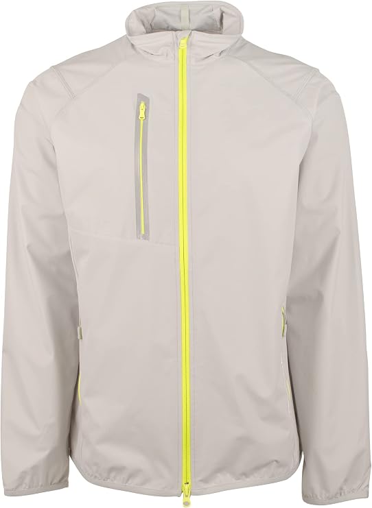 Polo Ralph Lauren RLX Men's Packable Golf Windbreaker Jacket, Grey (x_l)