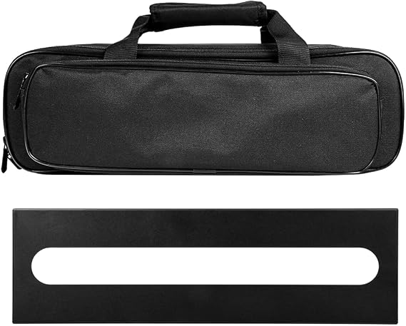 Mini Guitar Pedal Board 15.7" x 4.9" with Carry Bag