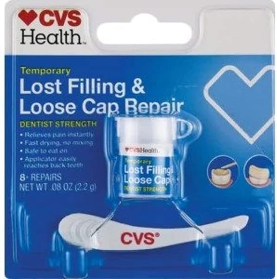 CVS Temporary Lost Filling & Loose Cap Repair