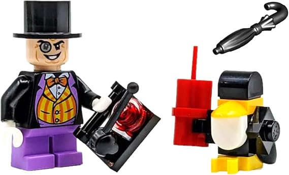 LEGO Superheroes: Penguin Minifig with Helper, Dynamite and Black Cape