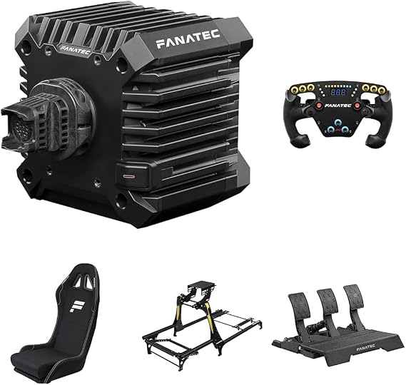 FANATEC "ClubSport Professional Pack" F1 Officially Licensed Wheels + Complete Cockpit Environment