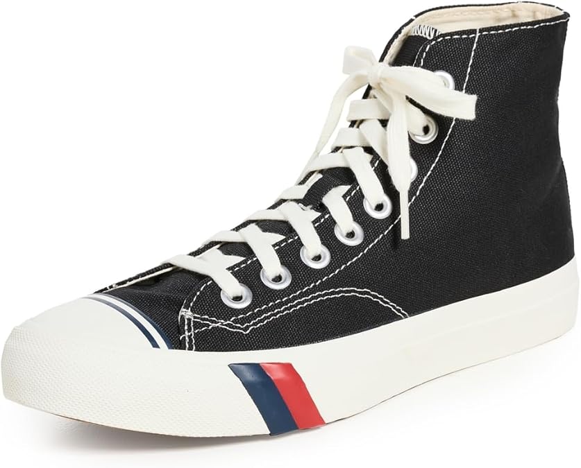 Keds Royal Hi Lace Up Fashion Sneaker, Black, 5.5