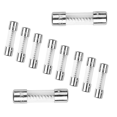 T5AL250V 5x20mm 5A Slow-Blow Fuse - 250V Glass Tube Fuse (3/16 in x 3/4 in)