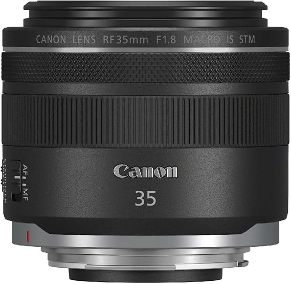 Canon RF 35mm F1.8 is Macro STM Lens | Fast Wide-Angle Prime Lens | 5-Stop Image stabilisation, 1:2 Macro, Compatible with All Canon EOS R Series Cameras