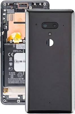 HONGYAN Cell Phone Accessories Battery Back Cover with Camera Lens for HTC U12 Plus Phone Parts Color : Black