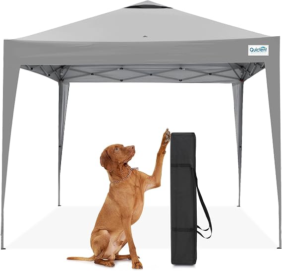 Quictent 10x10FT Pop Up Canopy Tent Without Sidewall