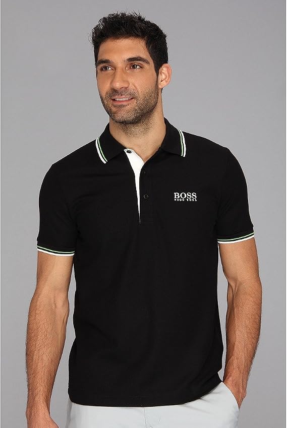 Hugo Boss Men's Polo Shirt, Black, X-Large