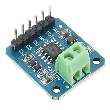 MAX31855 Thermocouple Module with Temperature Sensor for High Temperature Measurement 3-5V DC SPI Interface Digital Output -200 to +1350℃ Industrial Applications Oven Control