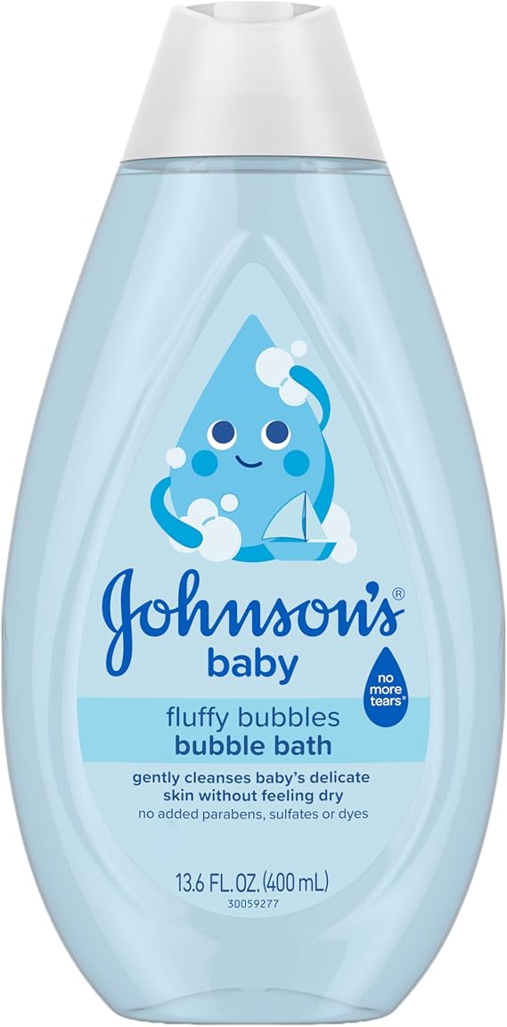 Johnson's Baby Fluffy Bubbles Bubble Bath, No More Tears, 13.6 fl oz