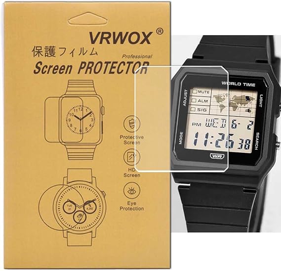 [3-Pcs] TPU Screen Protector For LF-30W,LF-30W-1ACF Watch,Full Coverage HD TPU Clear Anti-Bubble and Anti-Scratch
