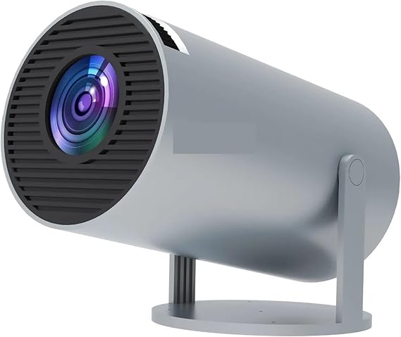 Projector 4K Wifi6 Projector 290ANSI Dual WIFI BT5.0 1280*720P Home Cinema Outdoor Portable Small Household Gray