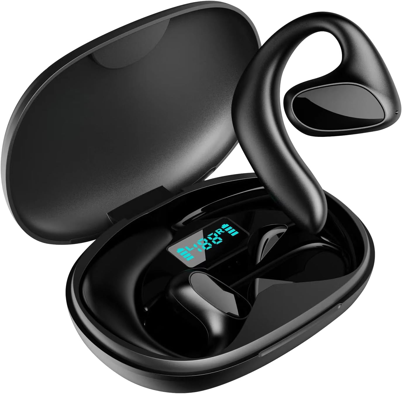 Translation Earbuds 144 Language Translator Update Language Translator Device Real Time Wireless Translation Headset,3 in-1 Translator Headphones,Ai-Powered Bluetooth Translation Earbuds Black