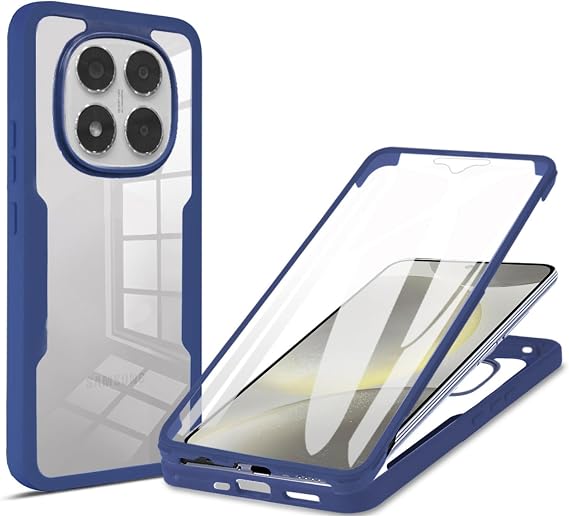 for Redmi Note 15 5G Case with Screen Protector.Full Blue | Military Grade Shockproof 360 Full Body Rugged Case Cover for Xiaomi Redmi Note 15 5G
