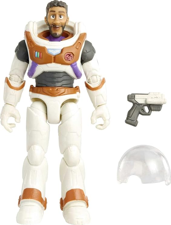 Mattel Disney and Pixar Lightyear Space Ranger Alpha Mo Morrison Action Figure, 14 Points of Articulation & Accessories, 5-in Scale