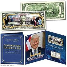 Merrick Mint DONALD TRUMP 45th INAUGURATION $2 Bill in Large 8x10 Collectors Photo Display