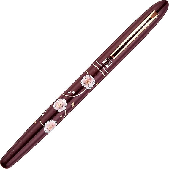 Kuretake ER187-710 Letter Pen, Brush Pen, Takake Letter Pen, Sai Picture, Peony Cherry Blossom