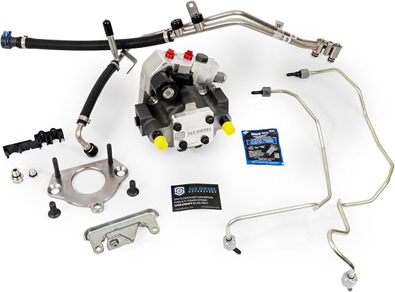 S&S Diesel Motorsport CP4 to DCR Pump Conversion Compatible with 2011+ Ford 6.7 Powerstroke Diesel (6.7F-DCR-1)