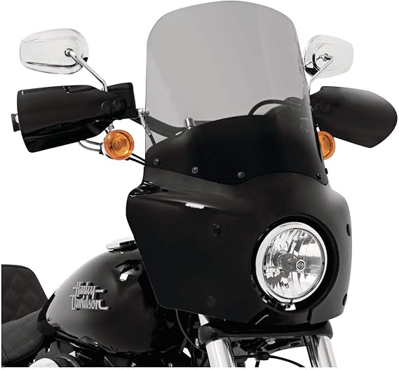 Memphis Shades 15" Black Smoke Road Warrior Windshield MEP86912
