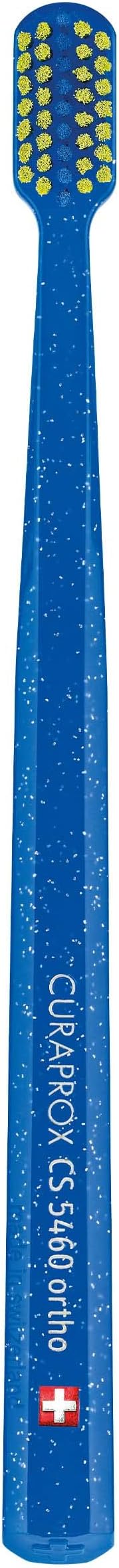 Curaprox CS 5460 Orthodontic Toothbrush, Blue/Green, Single Pack