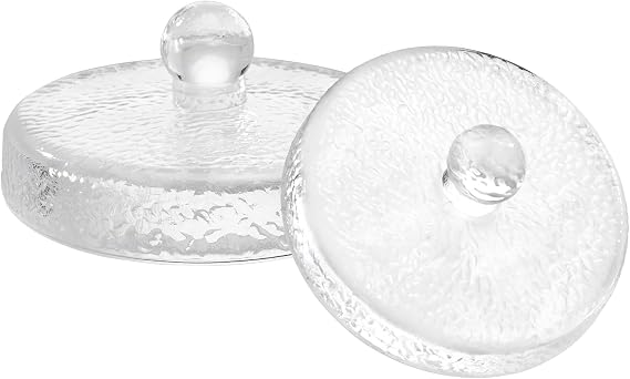 3.75inch Fermentation Weight, Textured Gallon Large Glass Fermenting Weight for Gallon Jar, Pack of 2